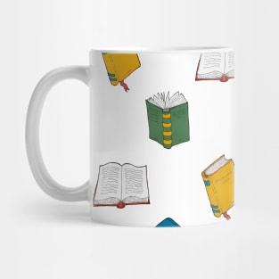 Books pattern Mug